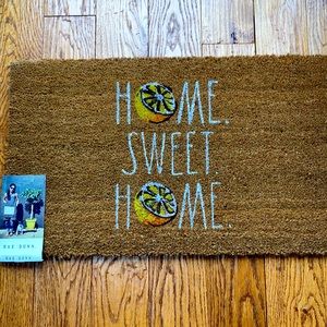 RAE DUNN " HOME SWEET HOME" DOORMAT. 30.5” x 18.5”